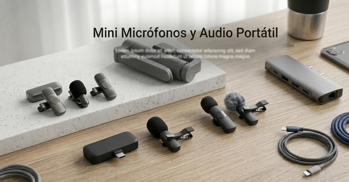 Micrófonos Inalámbricos y Audio Portátil